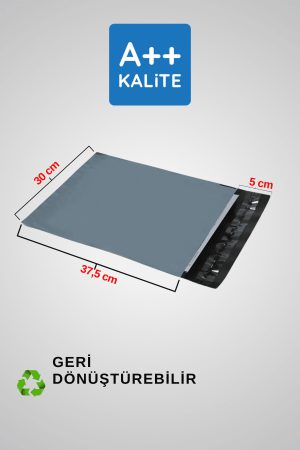 Kargo Poşeti Cepsiz 80 Mikron 30 x 37,5 Cm + 5 Cm