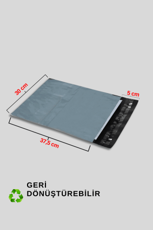 Cepli Kargo Poşeti 80 Mikron 30 x 37,5 Cm + 5 Cm